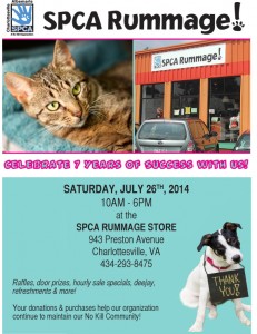 SPCA rummage store party