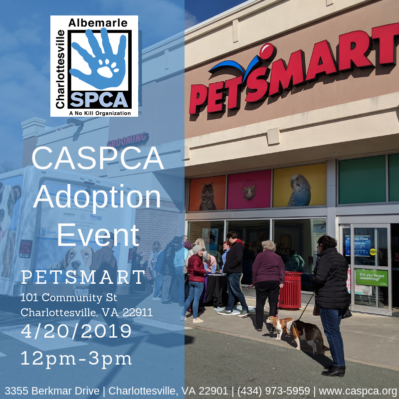 PetSmart Adoption EventCharlottesville Albemarle SPCA